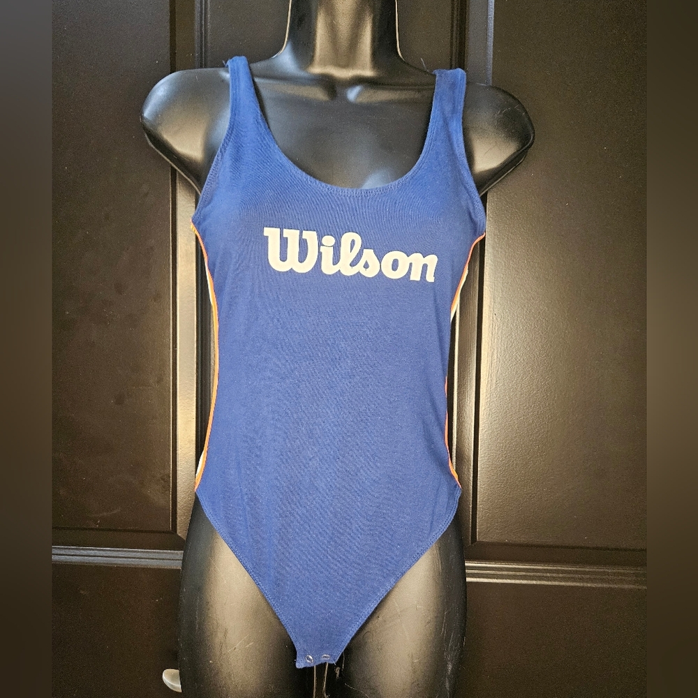 Wilson Blue One-Piece Racerback Swimsuit